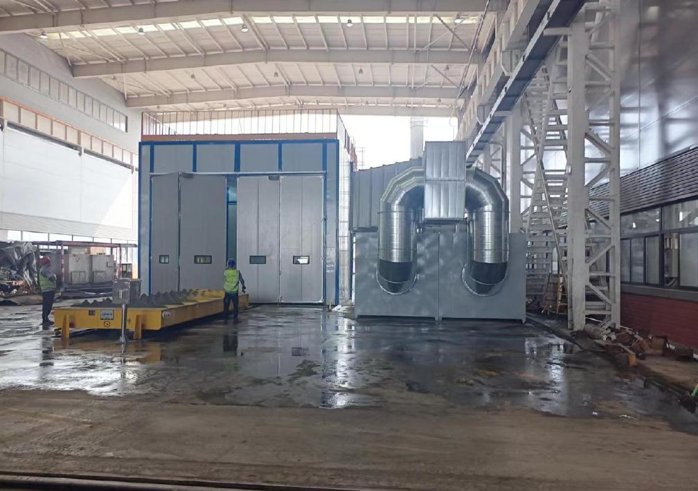 郑州qm球盟会·(中国)球盟会科技生产车间实景 有机废气处理设备制造过程